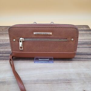 Alexis Bendel Brown Wristlet Wallet